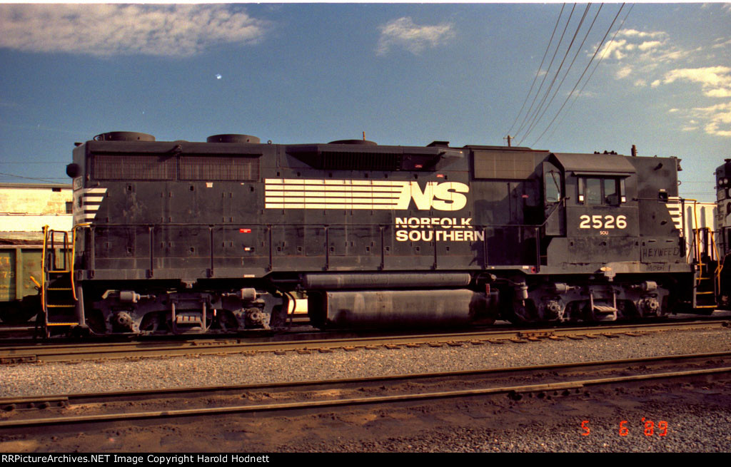 NS 2526, was a GP30 that was wrecked and rebuilt with GP35 body